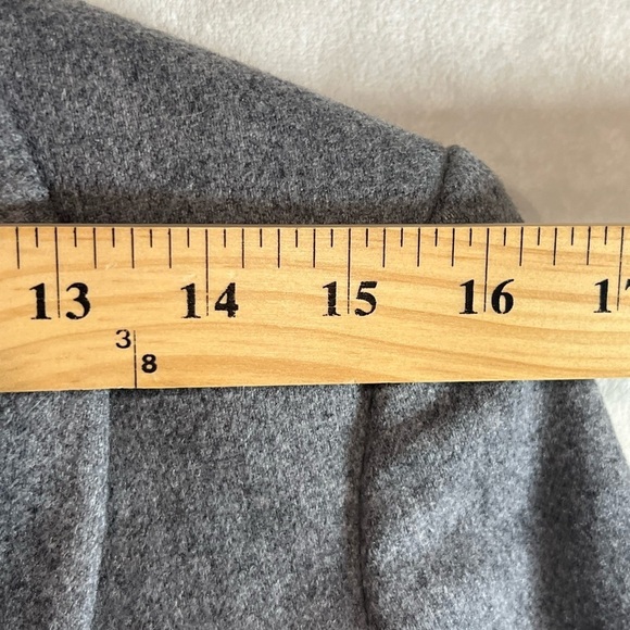 Rag & Bone Size 2 Made in USA Gray One Button Wool Vented Blazer Classic Chic - Picture 9 of 14